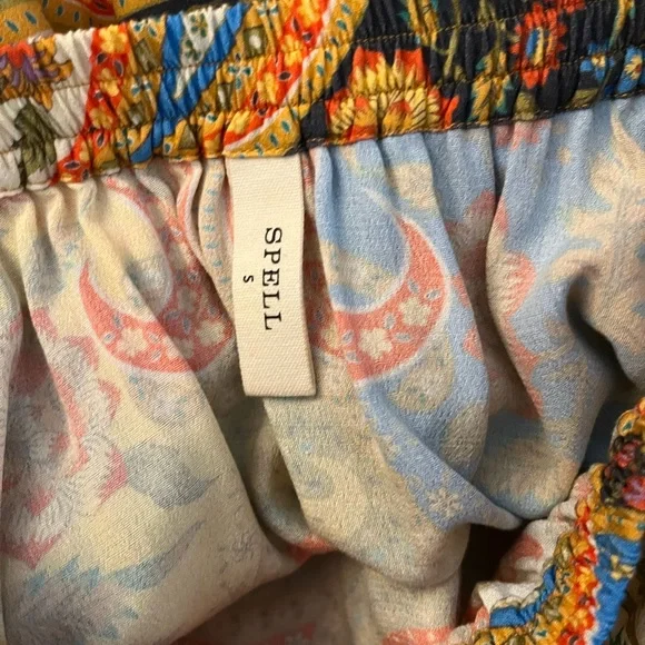 Spell Belladonna Handkerchief Mini Skirt Kaleidoscope - Picture 9 of 10